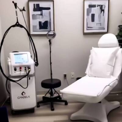 Candela laser hair removal room at Accesa Health